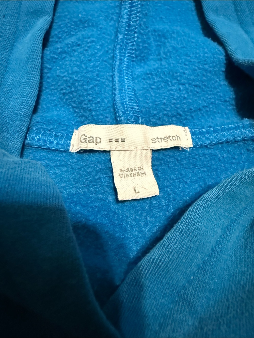GAP Bright Blue Hooded Pullover - Picture 3 of 4